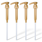 ALPENKOK 4 Pack Coffee Syrup Pump Dispenser